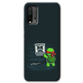 Xiaomi Redmi 9T Kaplumbağa Avcısı Baskılı Uyumlu Silikon Kılıf