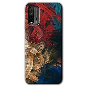 Xiaomi Redmi 9T Karma Boyalar Baskılı Uyumlu Silikon Kılıf