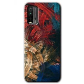 Xiaomi Redmi 9T Karma Boyalar Baskılı Uyumlu Silikon Kılıf