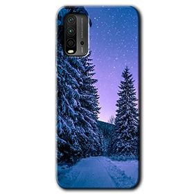 Xiaomi Redmi 9T Kış Manzarası Baskılı Uyumlu Silikon Kılıf