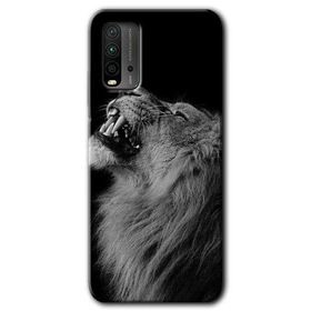 Xiaomi Redmi 9T Lion Baskılı Uyumlu Silikon Kılıf
