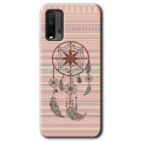 Xiaomi Redmi 9T Mandala Retro Baskılı Uyumlu Silikon Kılıf