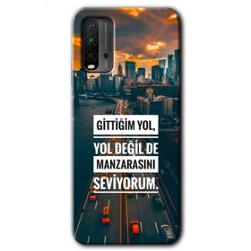 Xiaomi Redmi 9T Manzara Seviyorum Baskılı Uyumlu Silikon Kılıf