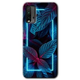 Xiaomi Redmi 9T Mekanik Yaprak 4 Baskılı Uyumlu Silikon Kılıf