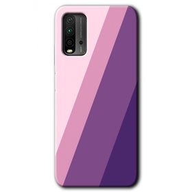 Xiaomi Redmi 9T Oblique Baskılı Uyumlu Silikon Kılıf