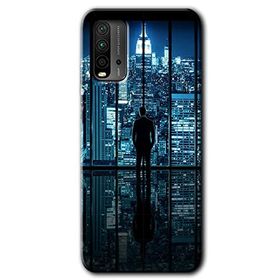 Xiaomi Redmi 9T Şehir Manzarası Baskılı Uyumlu Silikon Kılıf