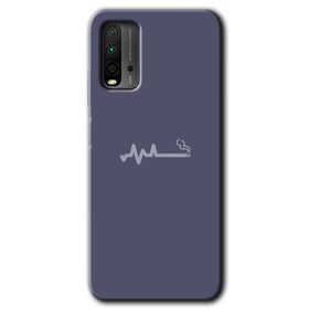 Xiaomi Redmi 9T Sigara Zararlıdır Baskılı Uyumlu Silikon Kılıf