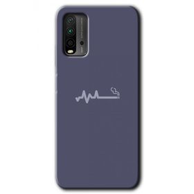 Xiaomi Redmi 9T Sigara Zararlıdır Baskılı Uyumlu Silikon Kılıf