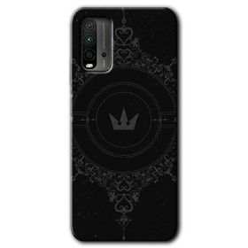 Xiaomi Redmi 9T Siyah Mandala 1 Baskılı Uyumlu Silikon Kılıf