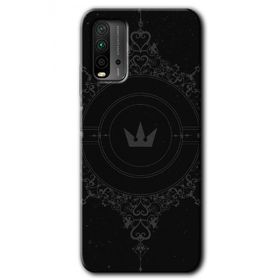 Xiaomi Redmi 9T Siyah Mandala 1 Baskılı Uyumlu Silikon Kılıf