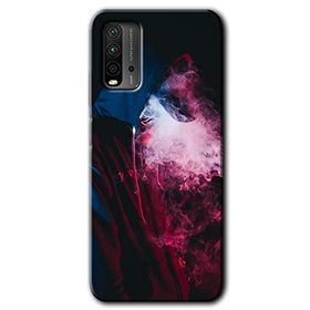 Xiaomi Redmi 9T Smoke Man Baskılı Uyumlu Silikon Kılıf