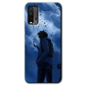 Xiaomi Redmi 9T Sonbahar Yalnızlığı Baskılı Uyumlu Silikon Kılıf