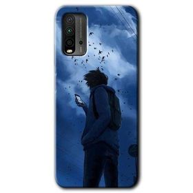Xiaomi Redmi 9T Sonbahar Yalnızlığı Baskılı Uyumlu Silikon Kılıf