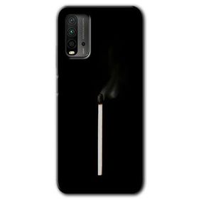 Xiaomi Redmi 9T Sönmüş Kibrit Baskılı Uyumlu Silikon Kılıf
