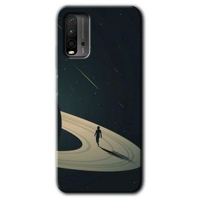 Xiaomi Redmi 9T Space Planet Baskılı Uyumlu Silikon Kılıf