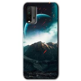 Xiaomi Redmi 9T Uzay Gökyüzü Baskılı Uyumlu Silikon Kılıf