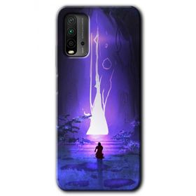 Xiaomi Redmi 9T Wanderer Silhouette Baskılı Uyumlu Silikon Kılıf