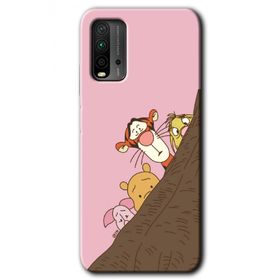 Xiaomi Redmi 9T Winnie the Pooh Baskılı Uyumlu Silikon Kılıf