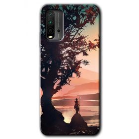 Xiaomi Redmi 9T Yalnız Savaşcı Baskılı Uyumlu Silikon Kılıf