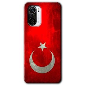 Xiaomi Redmi K40 Albayrak Baskılı Uyumlu Silikon Kılıf