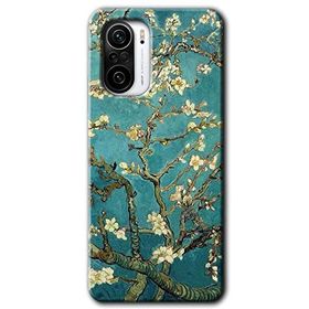 Xiaomi Redmi K40 Almond Blossom Baskılı Uyumlu Silikon Kılıf
