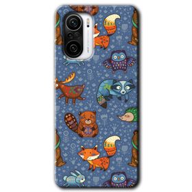 Xiaomi Redmi K40 Animals Funny Baskılı Uyumlu Silikon Kılıf