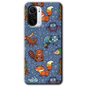 Xiaomi Redmi K40 Animals Funny Baskılı Uyumlu Silikon Kılıf