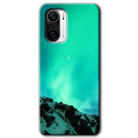 Xiaomi Redmi K40 Aurora Baskılı Uyumlu Silikon Kılıf