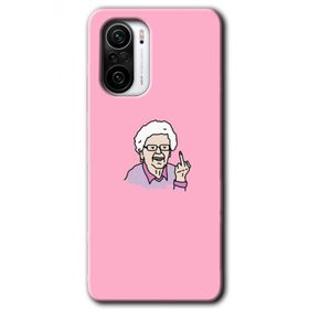 Xiaomi Redmi K40 Bad Grandmother Baskılı Uyumlu Silikon Kılıf