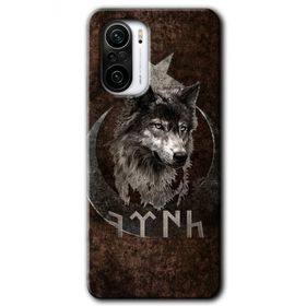 Xiaomi Redmi K40 Bozkurt Göktürk Baskılı Uyumlu Silikon Kılıf