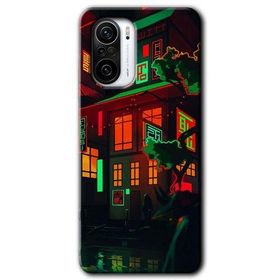 Xiaomi Redmi K40 China Street Baskılı Uyumlu Silikon Kılıf