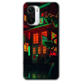 Xiaomi Redmi K40 China Street Baskılı Uyumlu Silikon Kılıf