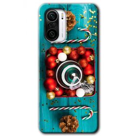 Xiaomi Redmi K40 Christmas Baskılı Uyumlu Silikon Kılıf