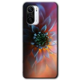 Xiaomi Redmi K40 Çiçek Motif Baskılı Uyumlu Silikon Kılıf