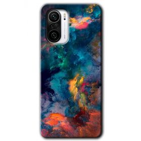Xiaomi Redmi K40 Color Storm Baskılı Uyumlu Silikon Kılıf