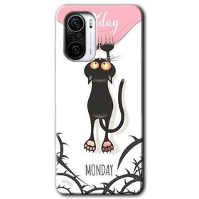 Xiaomi Redmi K40 Dark Sunday Baskılı Uyumlu Silikon Kılıf