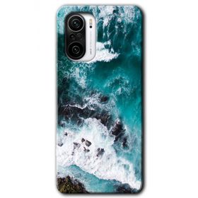 Xiaomi Redmi K40 Deniz Kıyısı Baskılı Uyumlu Silikon Kılıf