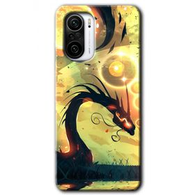 Xiaomi Redmi K40 Digital Dragon Baskılı Uyumlu Silikon Kılıf