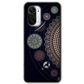 Xiaomi Redmi K40 Gezegen Döngüsü Baskılı Uyumlu Silikon Kılıf