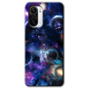 Xiaomi Redmi K40 Gezegen Karışımı Baskılı Uyumlu Silikon Kılıf