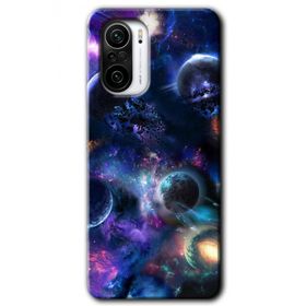 Xiaomi Redmi K40 Gezegen Karışımı Baskılı Uyumlu Silikon Kılıf