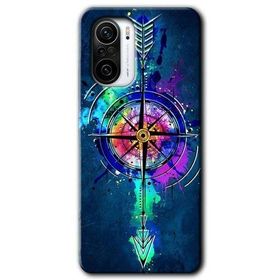 Xiaomi Redmi K40 Gizemli Pusula Baskılı Uyumlu Silikon Kılıf