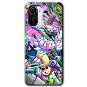 Xiaomi Redmi K40 Graffiti Çizgi Film Baskılı Uyumlu Silikon Kılıf