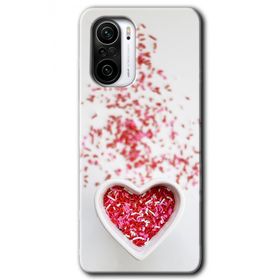Xiaomi Redmi K40 Kalpli Şekerleme Baskılı Uyumlu Silikon Kılıf