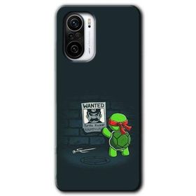 Xiaomi Redmi K40 Kaplumbağa Avcısı Baskılı Uyumlu Silikon Kılıf