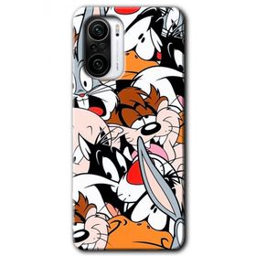 Xiaomi Redmi K40 Karakterler Baskılı Uyumlu Silikon Kılıf