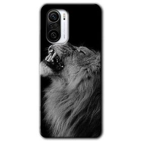 Xiaomi Redmi K40 Lion Baskılı Uyumlu Silikon Kılıf