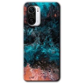 Xiaomi Redmi K40 Liquid Colorfull Baskılı Uyumlu Silikon Kılıf