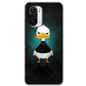 Xiaomi Redmi K40 Pro Angry Duck Baskılı Uyumlu Silikon Kılıf
