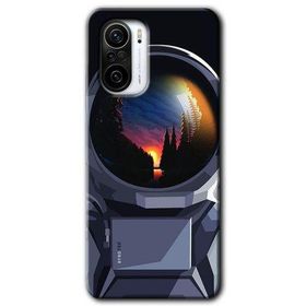 Xiaomi Redmi K40 Pro Astronot Baskılı Uyumlu Silikon Kılıf